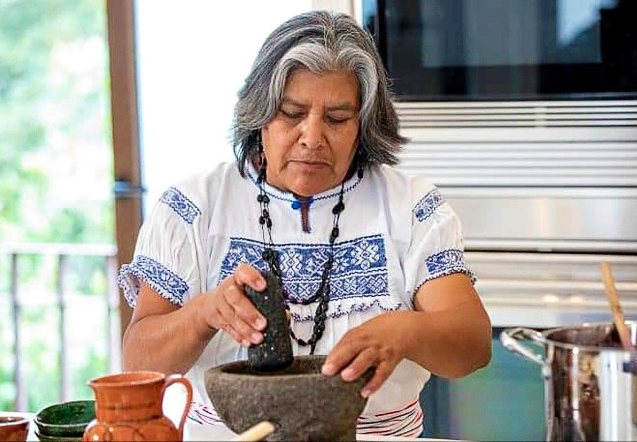 Abanderadas mexicana, su cocina tradicional